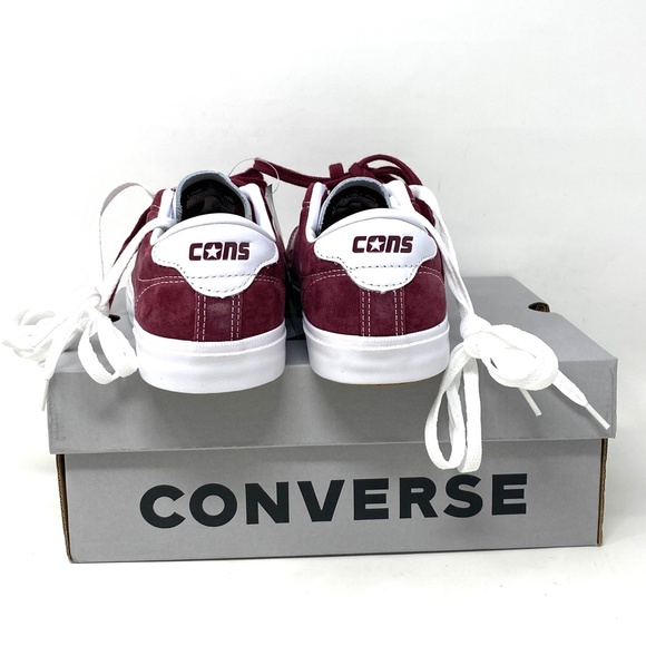 Converse CONS Louie Lopez Pro OX Low Top Bordeaux Suede Women's Sneakers 171329C - Picture 8 of 11